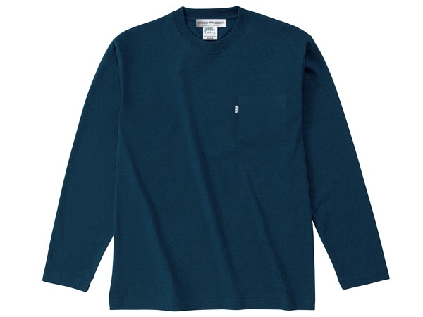 POCKET L/S T-shirt�ʥݥ��åȥ��󥰥��꡼��T����ġ�NAVY