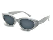 FLAT LENS CAT'S EYE SUNGLASS�ʥե�åȥ�󥺥���åĥ������󥰥饹��WHITE �� SMOKE