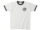 CHECKER RABBIT TRADE MARK Ringer T-shirt�ʥ����å�����ӥåȥȥ졼�ɥޡ�����󥬡�T����ġ�WHITE �� BLACK