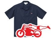 OPEN COLLAR WORK SHIRT S/S ���ԡ��ɥ��ǥ����ȡʥ����ץ󥫥顼��������ȾµSPEED ADDICT��NAVY