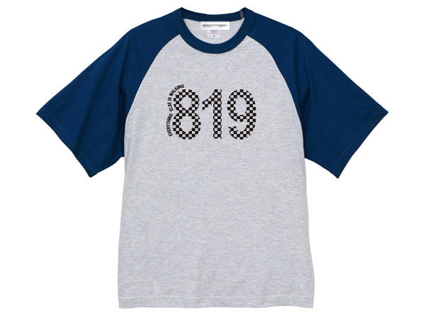 819 Raglan T-shirt��819�饰���T����ġ�GRAY �� BLUE