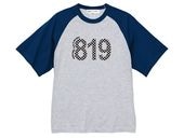 819 Raglan T-shirt��819�饰���T����ġ�GRAY �� BLUE