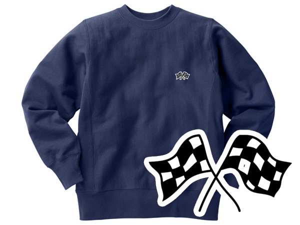 Champion Reverse Weave TYPE CHECKER FLAGS SWEAT（チャンピオン