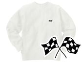 Champion Reverse Weave TYPE CHECKER FLAGS SWEAT�ʥ����ԥ����С����������֥����ץ����å����ե�å��������åȡ�WHITE