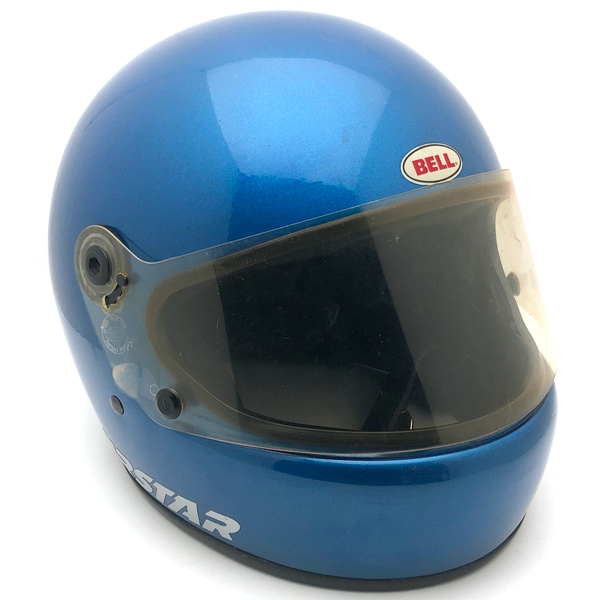 BELL TOURSTAR ヘルメット 青　旧車 純正シールド付 BELL TOURSTAR 初期型 BLUE METALLIC 60cm | SPEED ADDICT