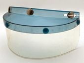 70's USA�� VINTAGE AMERICAN SAFETY FS-40 SHIELD VISOR��70s�ӥ�ơ���AMERICAN�����եƥ���������ɥХ������� BLUE CLEAR �� CLEAR