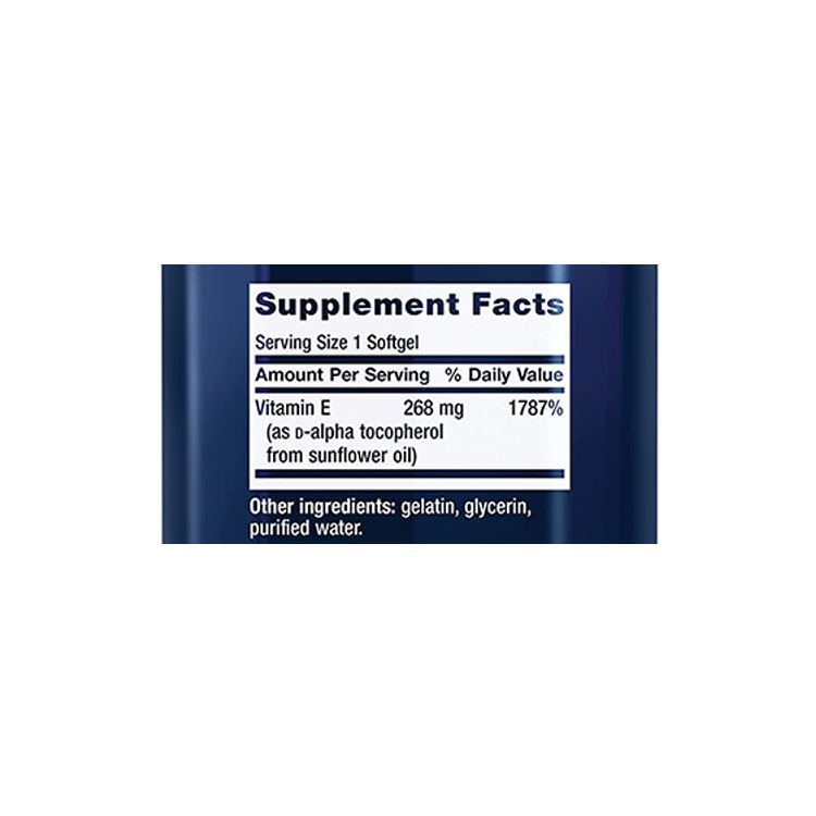 ライフエクステンション スーパービタミンE 268mg ソフトジェル 90粒 Life Extension Super Vitamin E