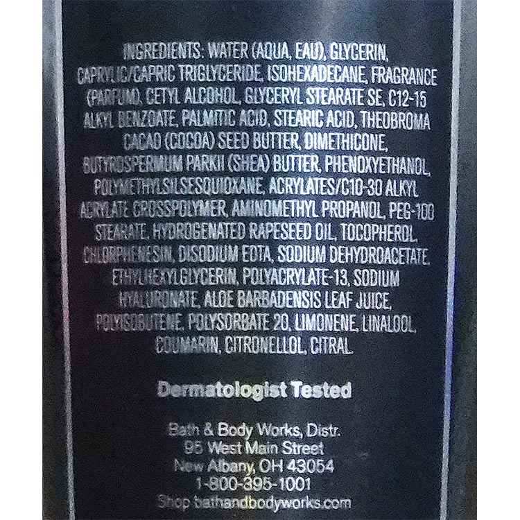 バス&ボディワークス メンズコレクション グラファイト ボディクリーム 226g (8oz) Bath&Body Works Mens