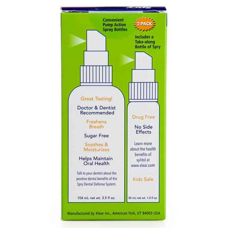 キシリア スプライ 保湿マウススプレー キシリトール配合 スペアミント 134ml (4.5 fl oz) Xlear Spry