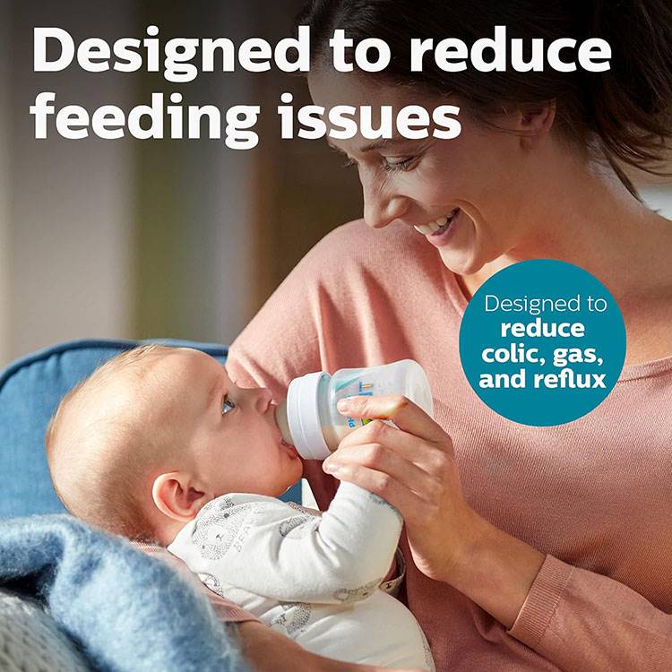 フィリップスアベント アンチコリック ベビーボトル用ニップル 新生児用 2個セット Philips Avent AntiColic Baby