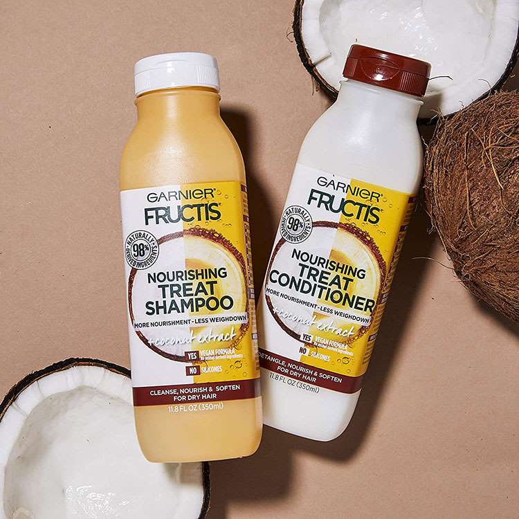 ガルニエ フラクティス ナリシング トリート シャンプー ココナッツエキス 350ml (11.8floz) Garnier Fructis Nourishing Treat Shampoo