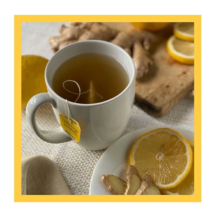 ビゲロー レモンジンジャー ハーブティー プロバイオティクス入り 18包 37g (1.31oz) BIGELOW Lemon Ginger