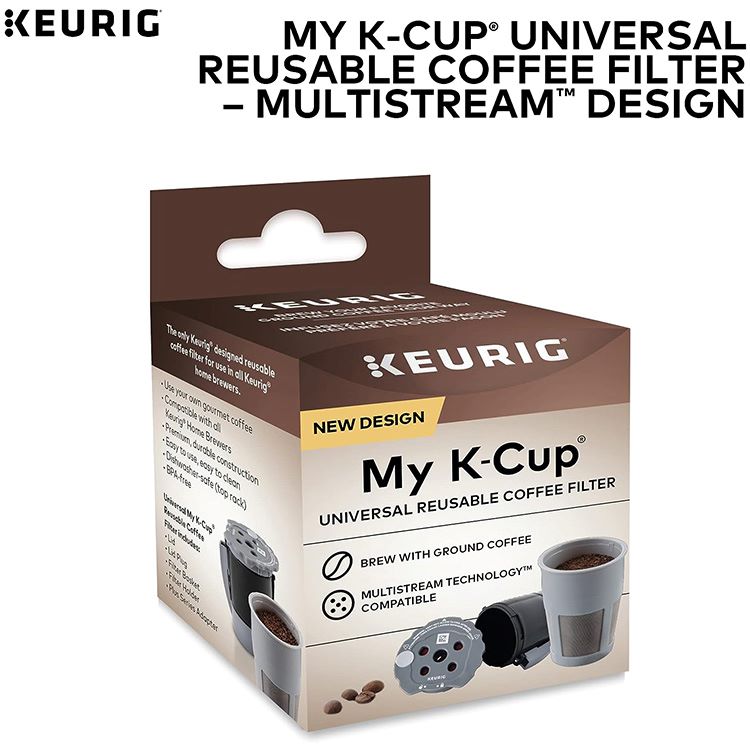 キューリグ マイ Kカップ ユニバーサル リユーサブルフィルター マルチストリーム テクノロジー グレー Keurig My KCup