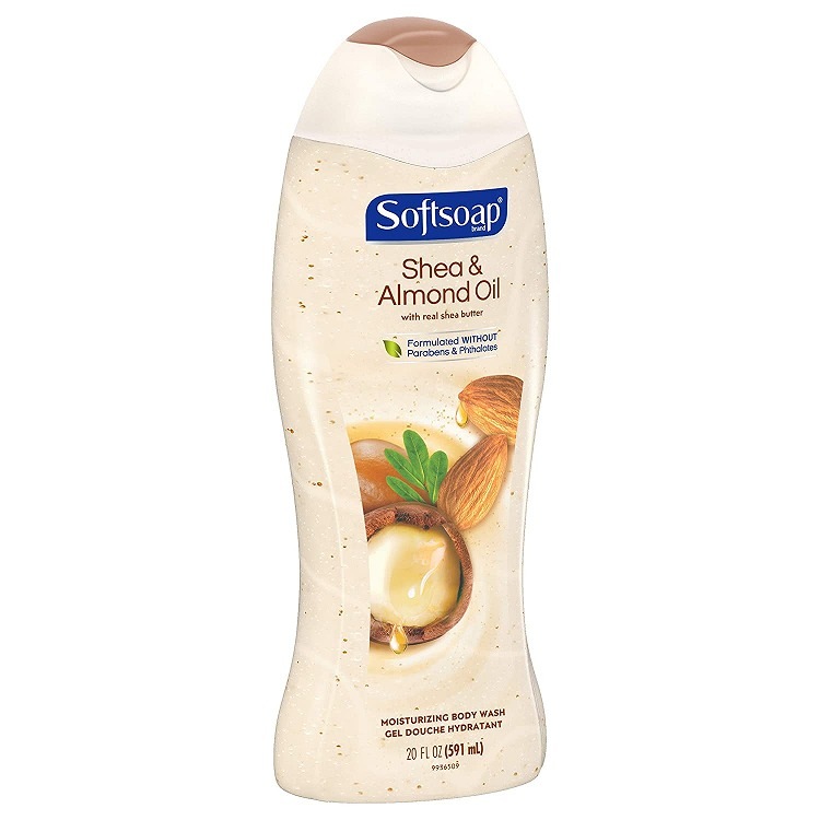 ソフトソープ モイスチャライジング ボディウォッシュ シアバター & アーモンドオイル の香り 591ml (20floz) Softsoap