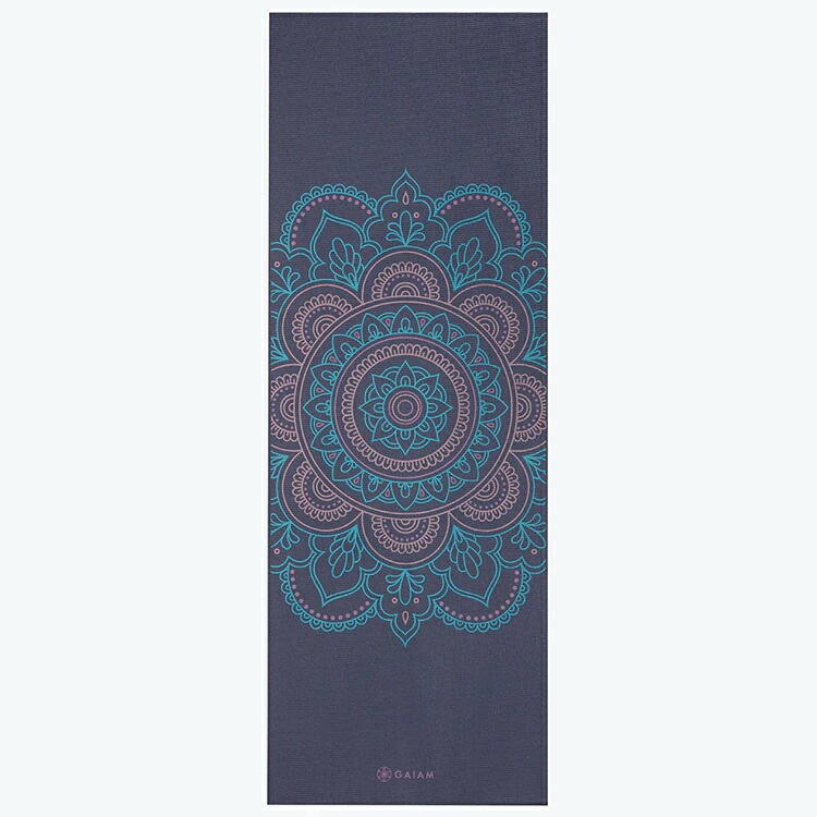 ガイアム プレミアム リバーシブル ヨガマット パープル イリュージョン 6mm GAIAM Premium Reversible