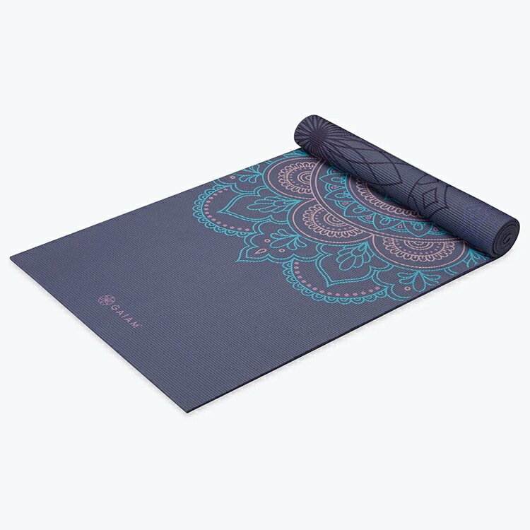 ガイアム プレミアム リバーシブル ヨガマット パープル イリュージョン 6mm GAIAM Premium Reversible