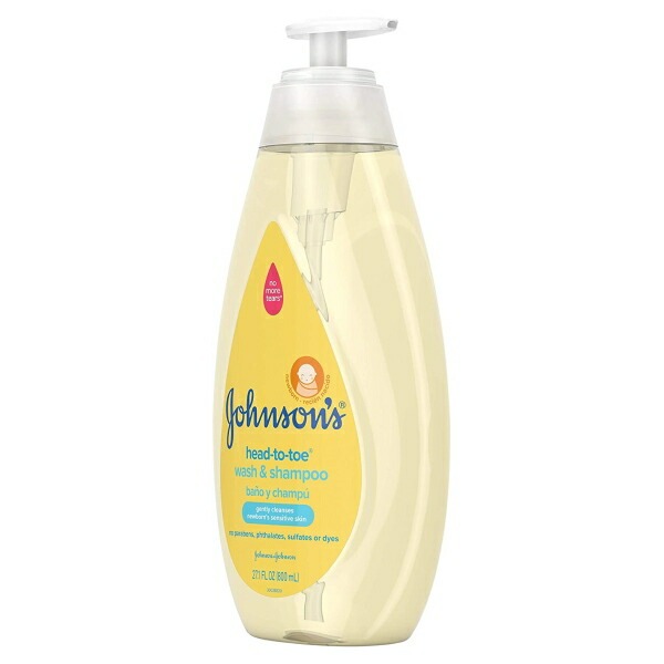 Johnson's ヘッドトゥトー ベビーソープ&シャンプー ベビー用 800ml ジョンソンズ HeadToToe Gentle