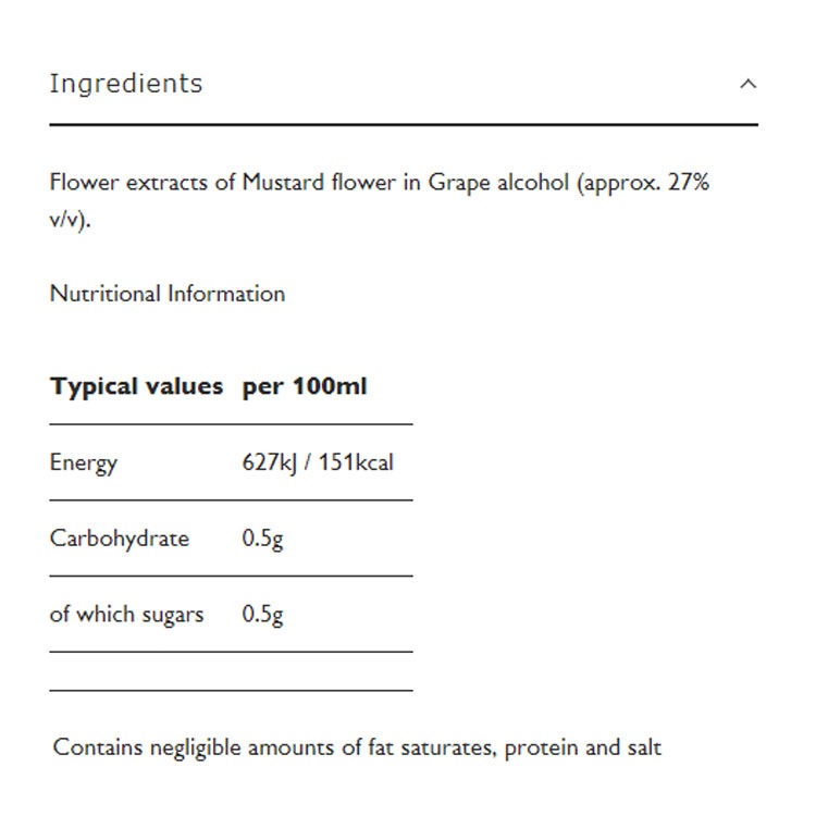 ネルソンバッチ バッチオリジナルフラワー レメディ マスタード 20ml (0.7floz) Nelson Bach Original
