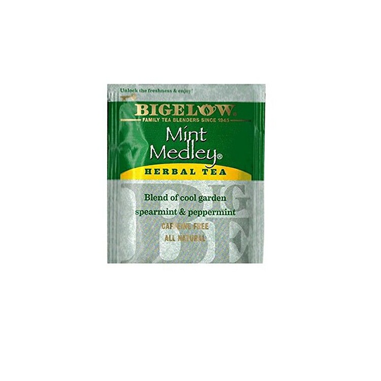 ビゲロー ミント・メドレー ハーブティー 20包 36g (1.30oz) BIGELOW Mint Medley Herbal Tea