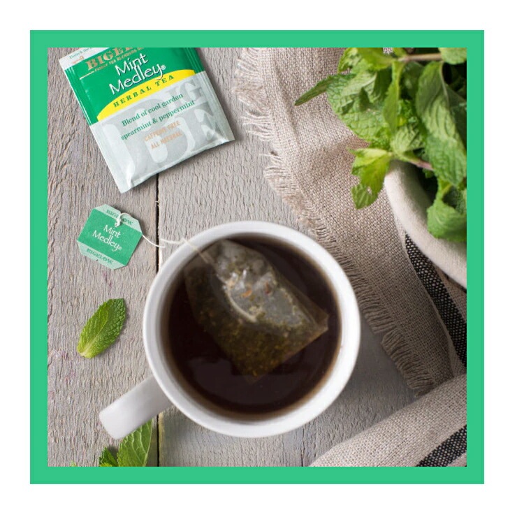 ビゲロー ミント・メドレー ハーブティー 20包 36g (1.30oz) BIGELOW Mint Medley Herbal Tea