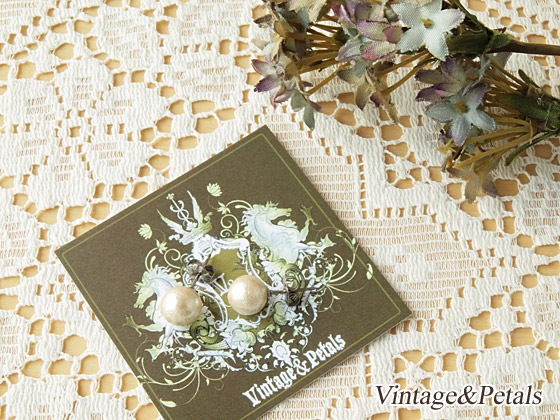 �Υͥ��ݥ�OK�ϡ�Vintage&Petals (������ơ��� ����� �ڥ��륹) ���åȥ�ѡ���8mm �ԥ���