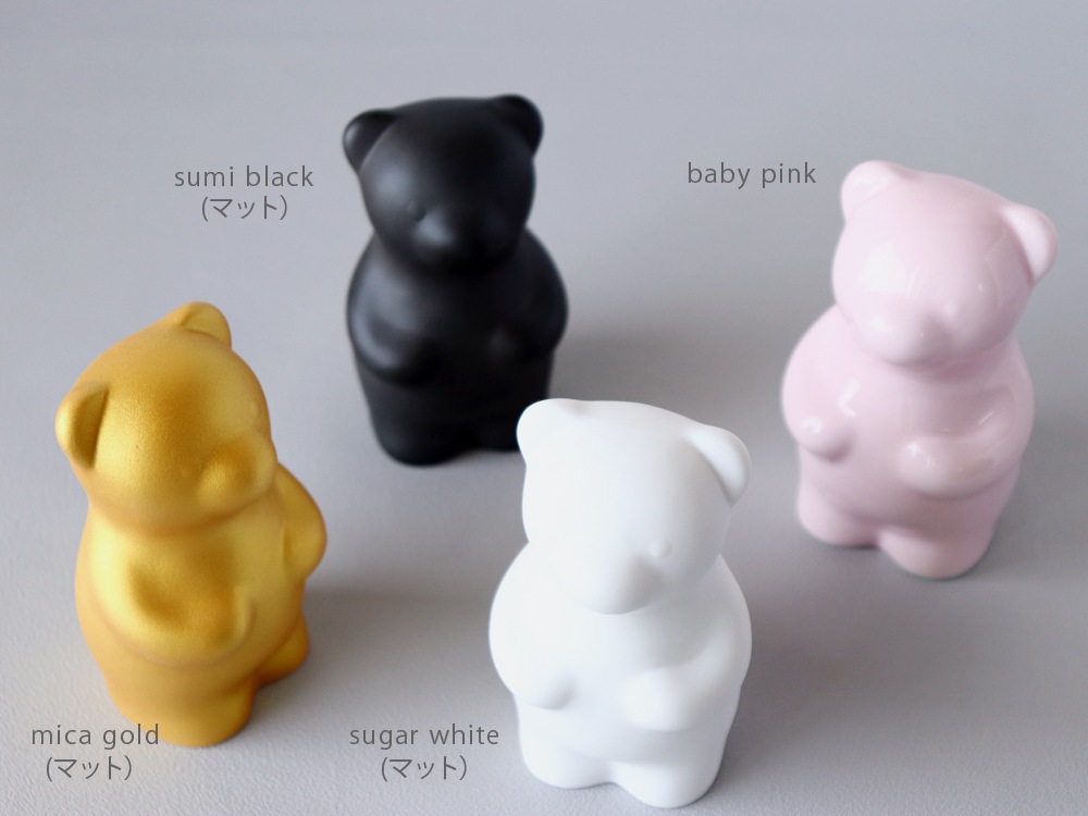 ����Ʋ momoco bear�� ��⥳�٥� �� sumiblack��mica gold��baby pink��sugar white