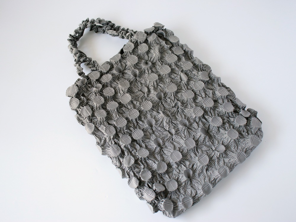 �Υͥ��ݥ�OK�� ANDO BOTAN-SHIBORI BAG CHECK�� �ܥ���ʤ� �Хå� �����å� ��