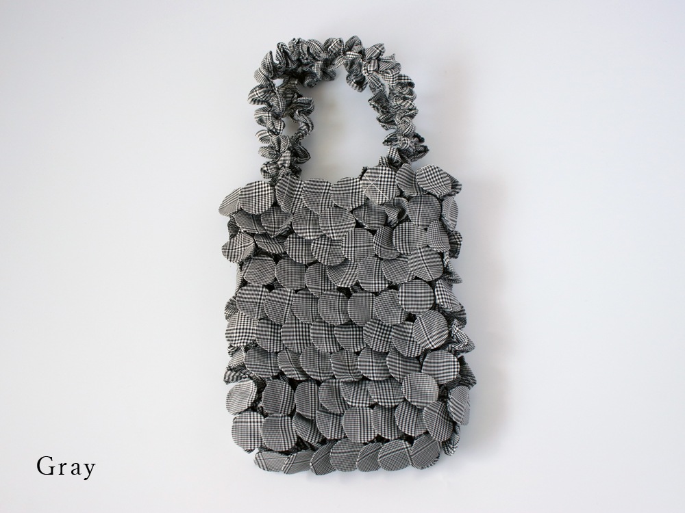 �Υͥ��ݥ�OK�� ANDO BOTAN-SHIBORI BAG CHECK�� �ܥ���ʤ� �Хå� �����å� ��