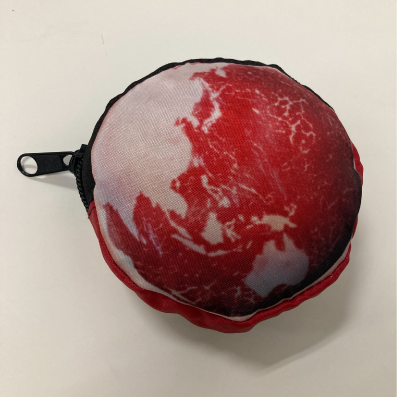 肉地球ポーチ付きエコバッグ