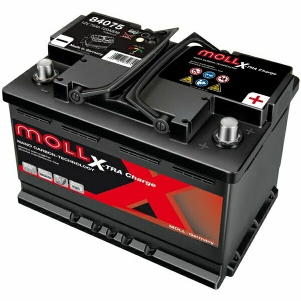 *kys* オーダーページ 84075 MOLL X-TRA Charge | 【自動車用バッテリー】【欧州車用