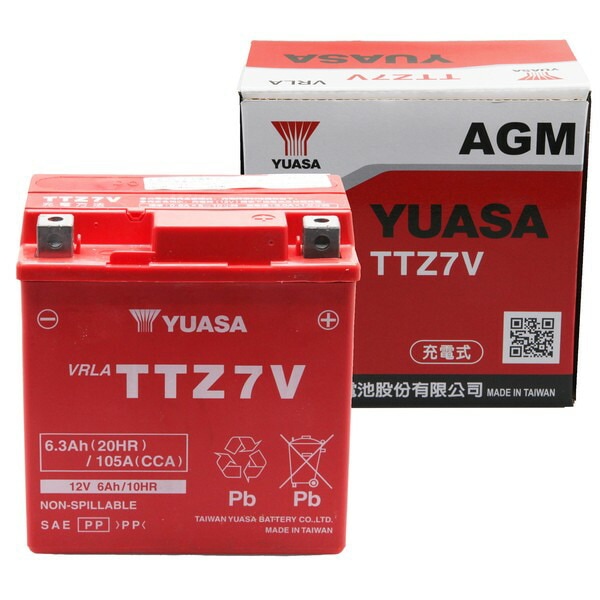 TTZ7V 台湾ﾕｱｻ | 【バイク用バッテリー】,台湾ユアサ | | SPHKK(総合