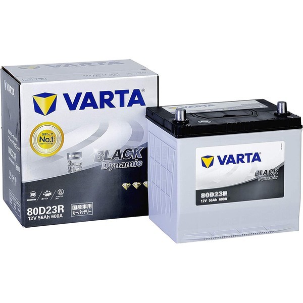 VARTA 80D23R ﾌﾞﾗｯｸﾀﾞｲﾅﾐｯｸ国産車用 | 【自動車用バッテリー】【国産車 