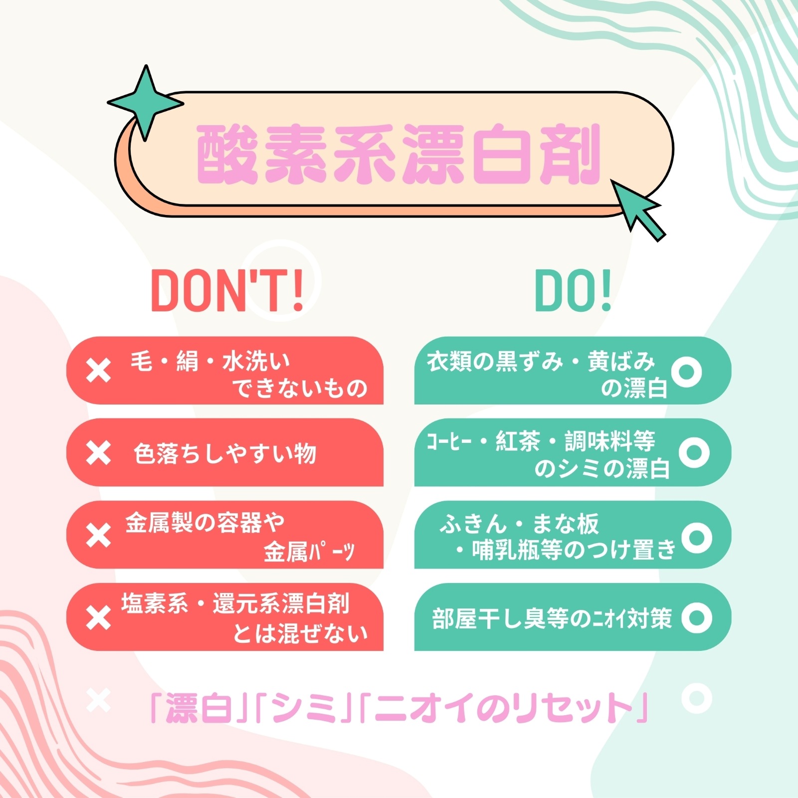 スピカココ酸素系漂白剤