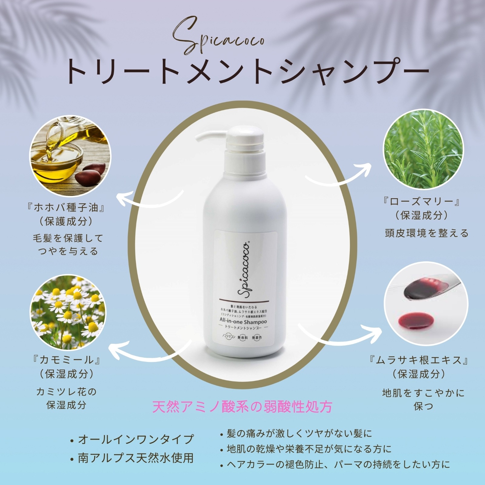 トリートメントシャンプーポンプ500ml
