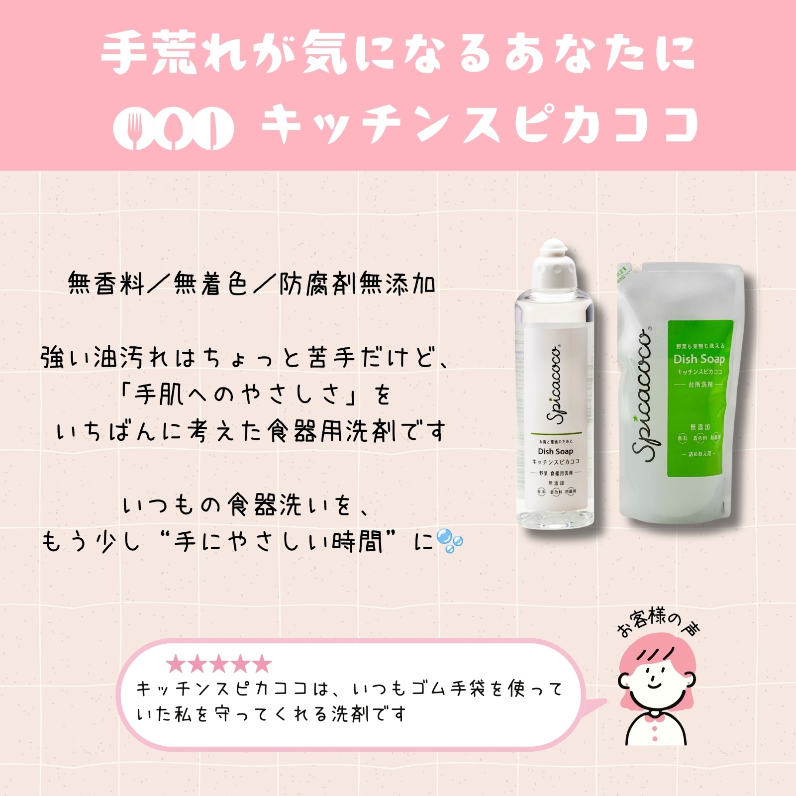 キッチンスピカココボトル500ml