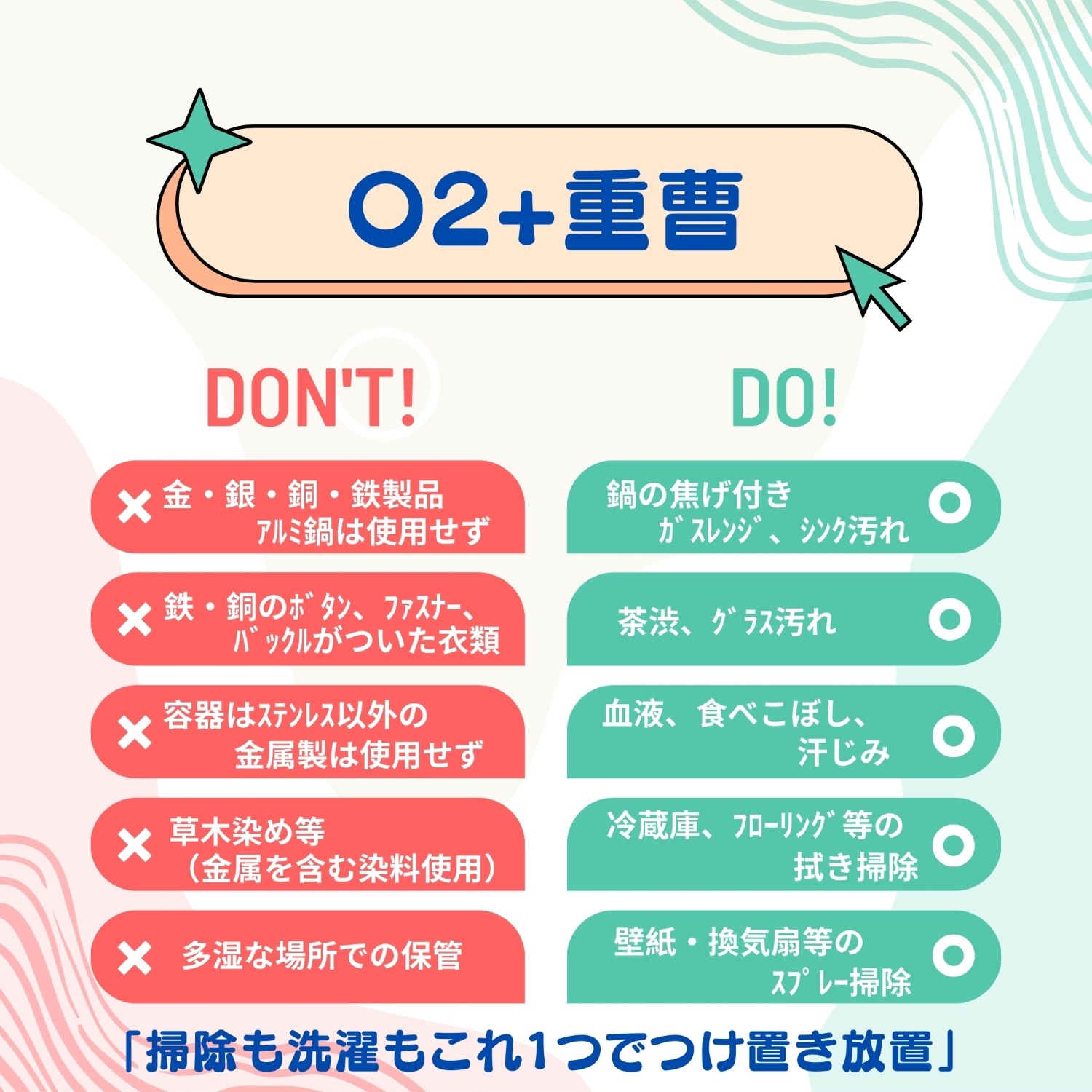 スピカココO2+重曹