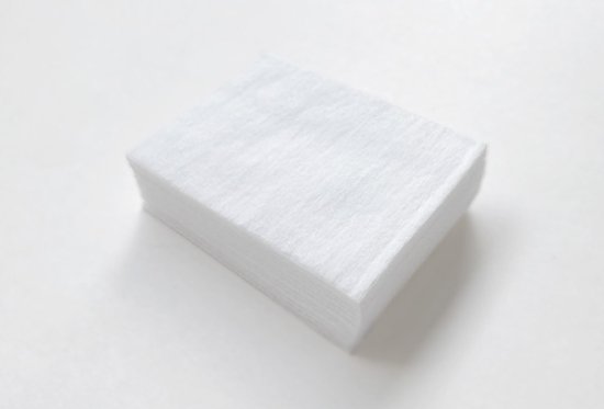 オーガニックコットン100% (6cmx8cm) 化粧コットン・おしりふき