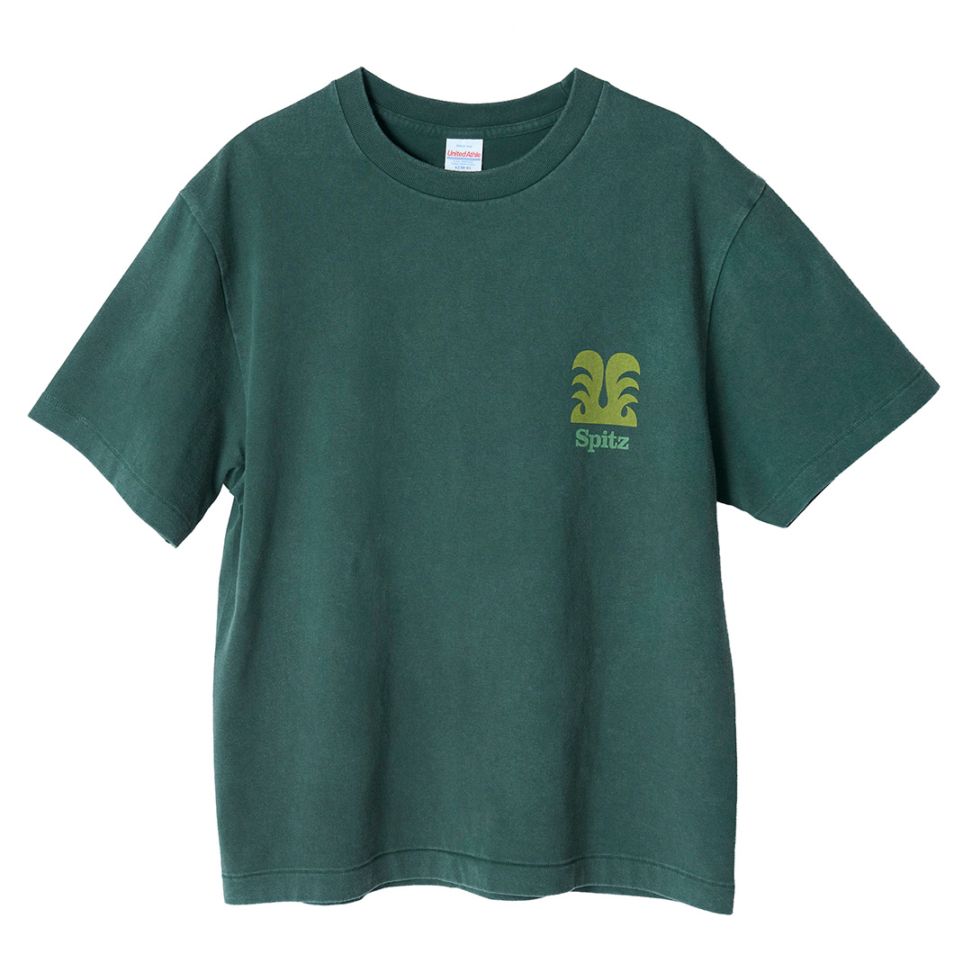 切り絵風ビッグウェーブTシャツ