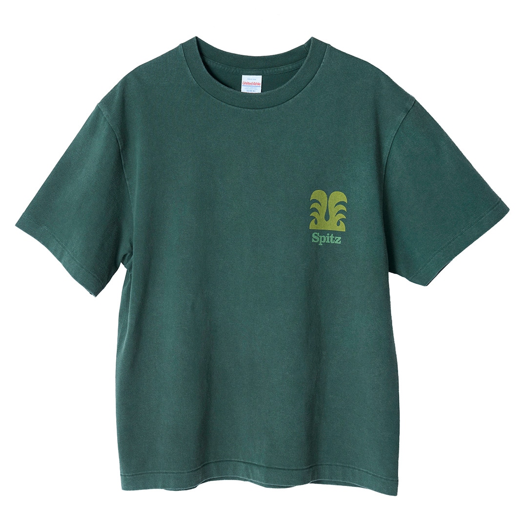 切り絵風ビッグウェーブTシャツ