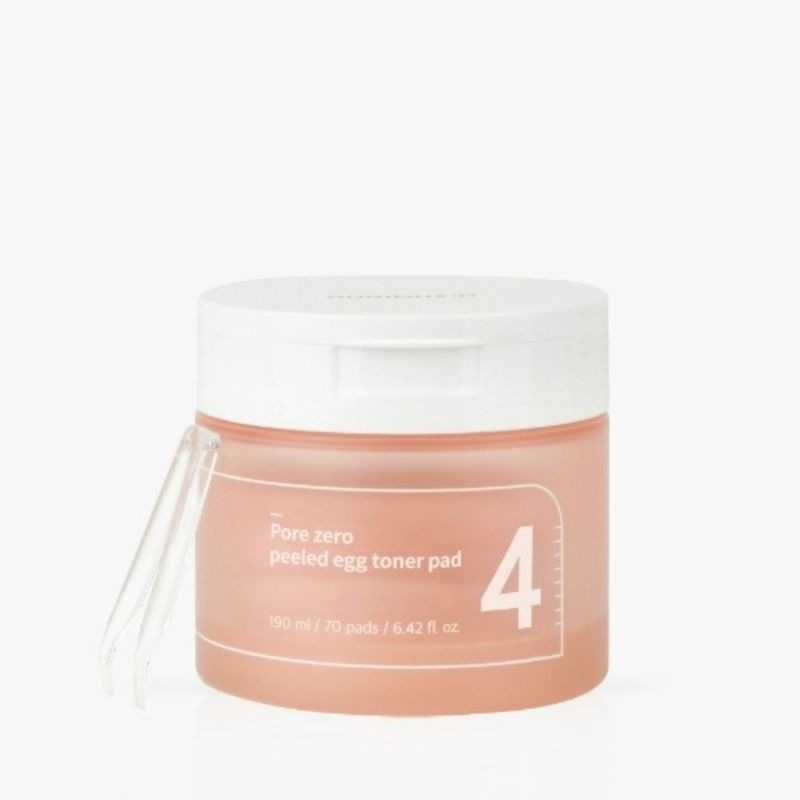 【直送品（買い合わせ不可）】[1個]numbuzin (ナンバーズイン) 4番 毛穴ゼロたまご肌トナーパッド　190ml / 70枚　