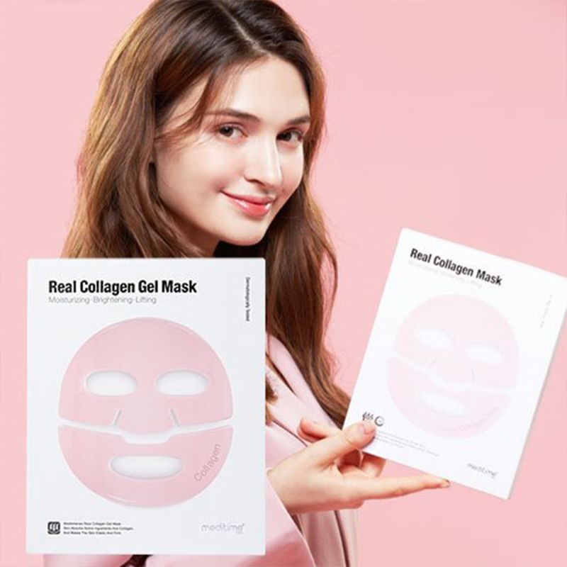 【直送品（買い合わせ不可）】[1箱]meditimeneo(メディタイムネオ) リアルコラーゲンマスク【使用期限】2027.05.12以降　4枚　