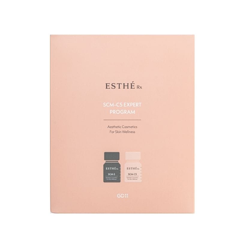 【直送品（買い合わせ不可）】[1個]GD11(ジーディーイレブン) ESTHE (エステ) Rx SCM-C10エキスパートプログラム【使用期限】2026.10.09以降　SCM-C10 (パウダー)2ml×4＋RX SCM-S(美容液)2ml×4　