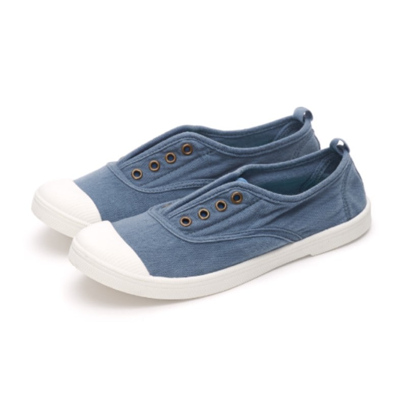 25.5cm SKONO メンズ Hejon Dailt Ease Slip on Shsoes（DEEP BLUE）　　