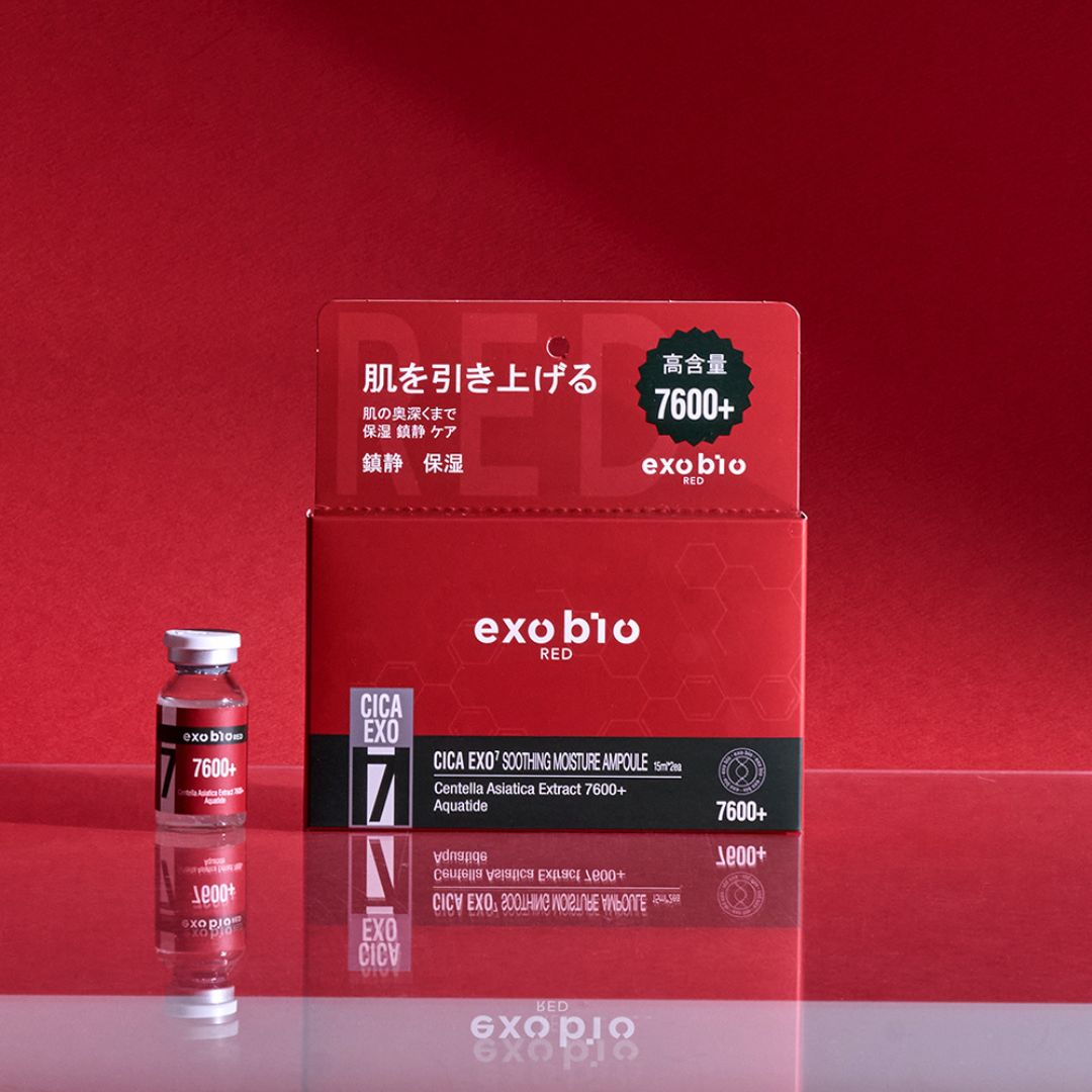 【直送品（買い合わせ不可）】[1箱]exobio(エクソバイオ) EXOBIO 357 RED シカ エクソ スージングモイスチャー アンプル　15ml×2本　