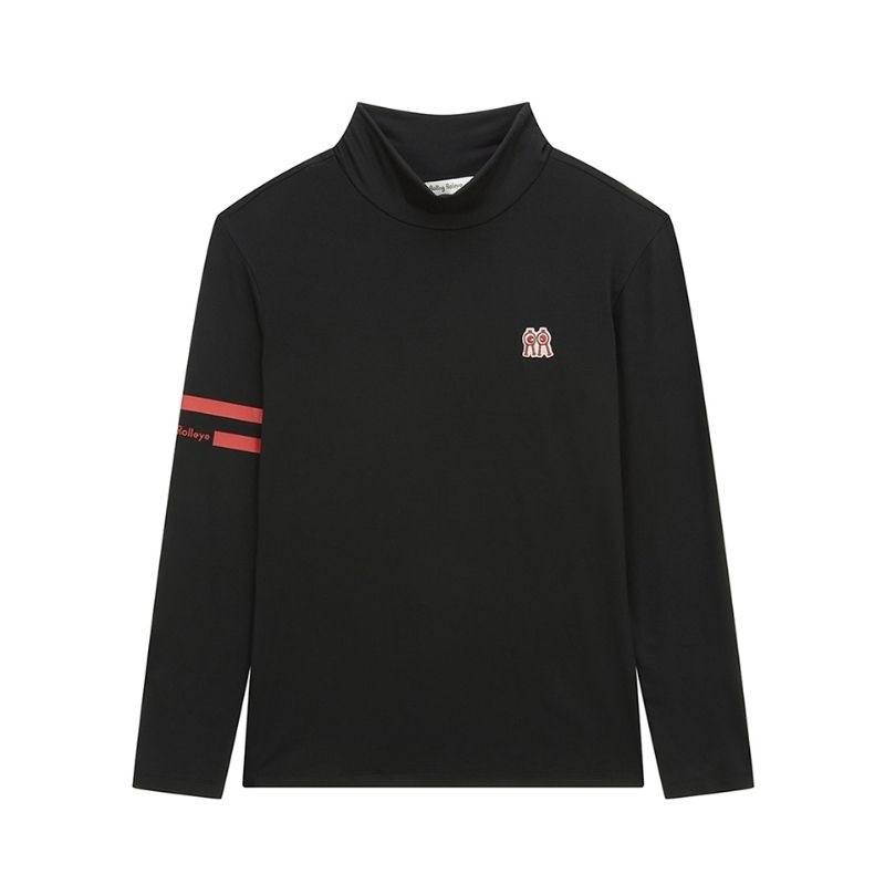 【直送品（買い合わせ不可）】Mサイズ ユニセックス Rolling Rolleye ロールロール ソフト タートルネック バーガンディー ロゴ ブラック　　