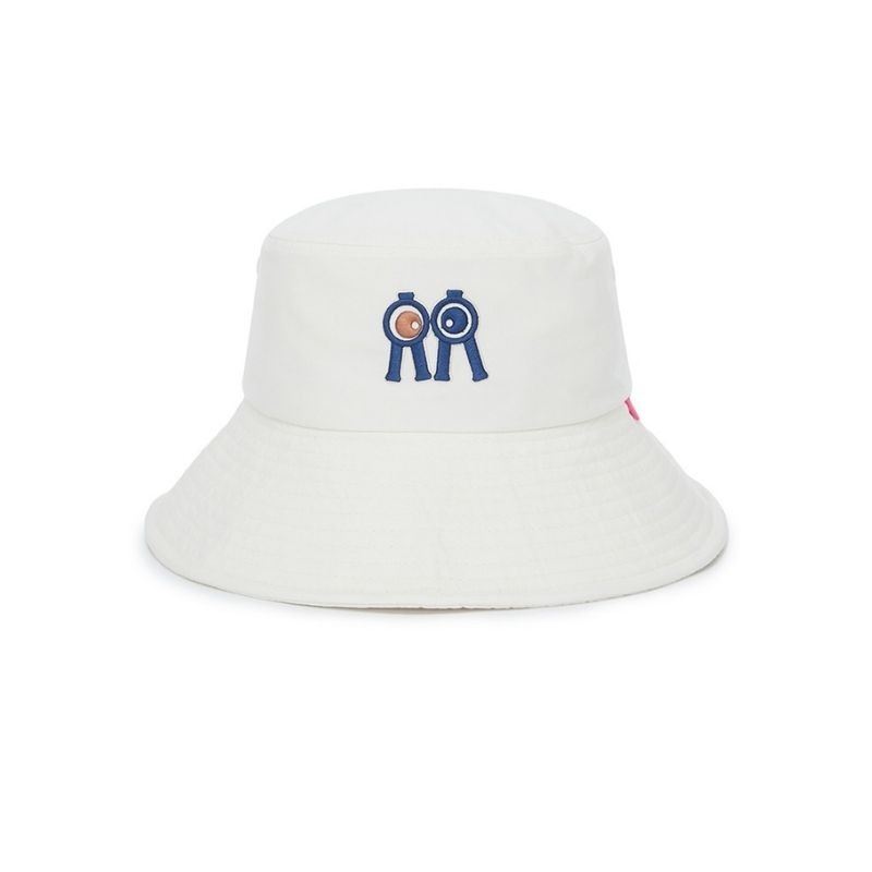 【直送品（買い合わせ不可）】Sサイズ(57cm) Rolling Rolleye バケットハット ネイビー ブラウンアイ クリーム　　