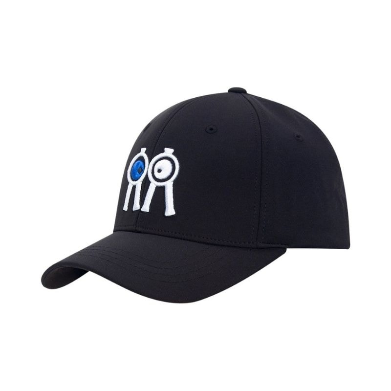 【直送品（買い合わせ不可）】M~Lサイズ(58cm) Rolling Rolley ボールキャップ ブルーアイ ブラック　　