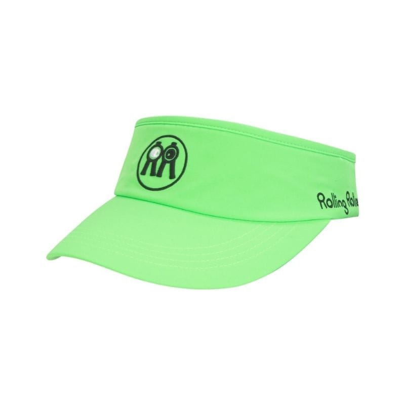 【直送品（買い合わせ不可）】フリーサイズ Rolling Rolleye ネオン バイザー グリーン　　