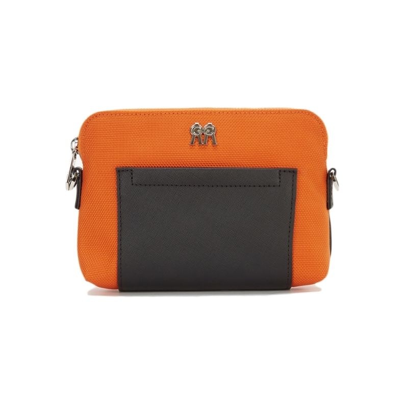 【直送品（買い合わせ不可）】Rolling Rolleye ロール ショルダー シャービンバッグ ミニ オレンジ　　