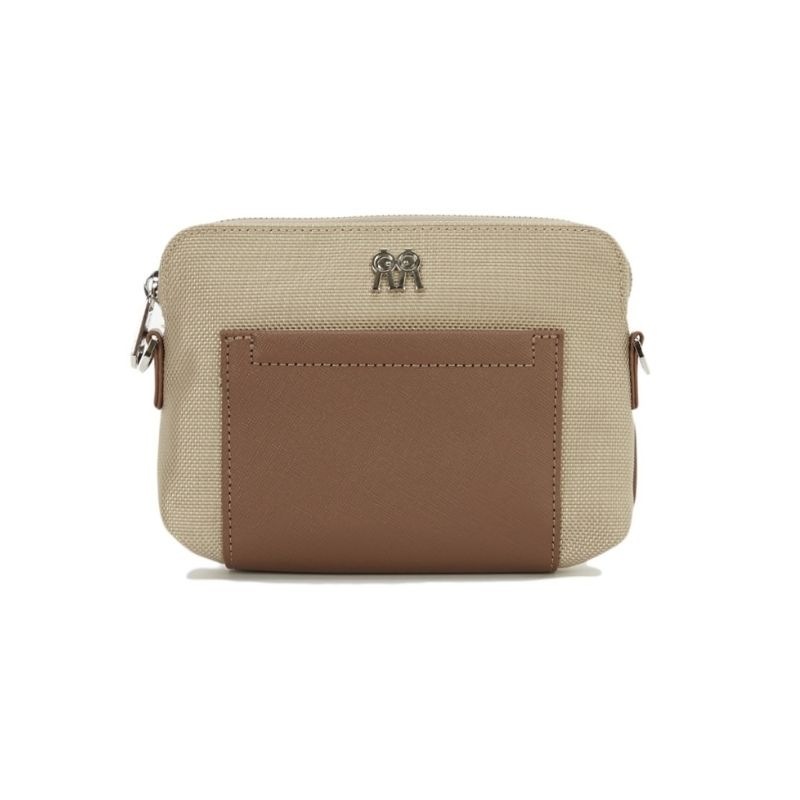 【直送品（買い合わせ不可）】Rolling Rolleye ロール ショルダー シャービンバッグ ミニ ベージュ　　